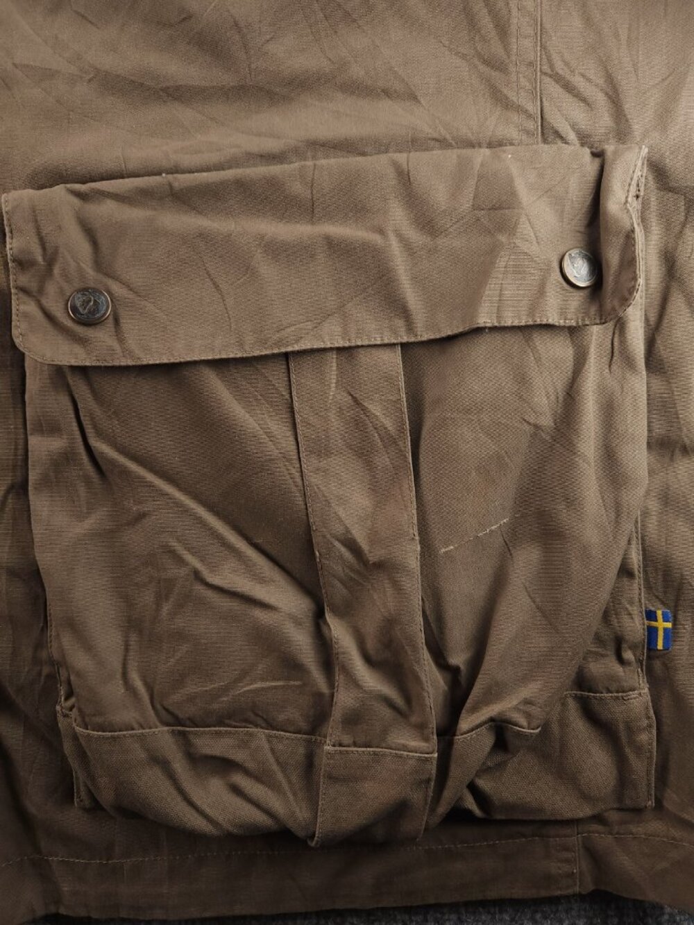 FJALLRAVEN No. 68 Jacket XL Hooded Green Full Zip G-1000 Pockets Outdoors Men - Picture 8 of 16